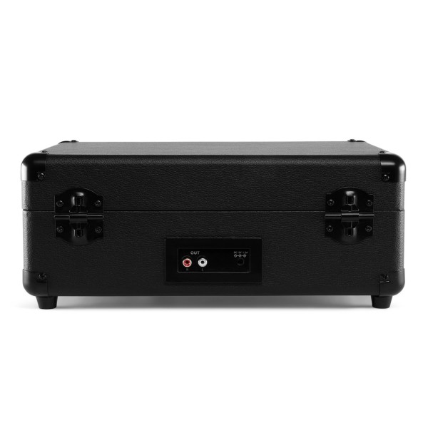 Journey Glow Bluetooth Record Player, Black - Rear