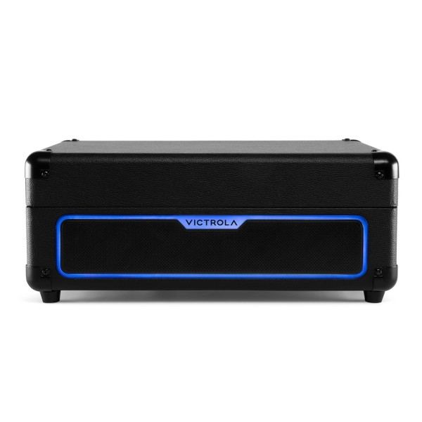 Victrola Journey Glow Illuminated Suitcase Turtable with Bluetooth - Front Panel