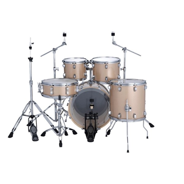 Ludwig Evolution 20" 5pc Complete Drum Kit, Prosecco Sparkle
