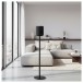 Norstone Floor Stand for Wiim Sound Speakers, Black - lifestlye 