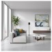 Norstone Floor Stand for Wiim Sound Speakers, Black lifestyle 2 
