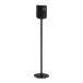Norstone Sound Floor Stand, White - black front context