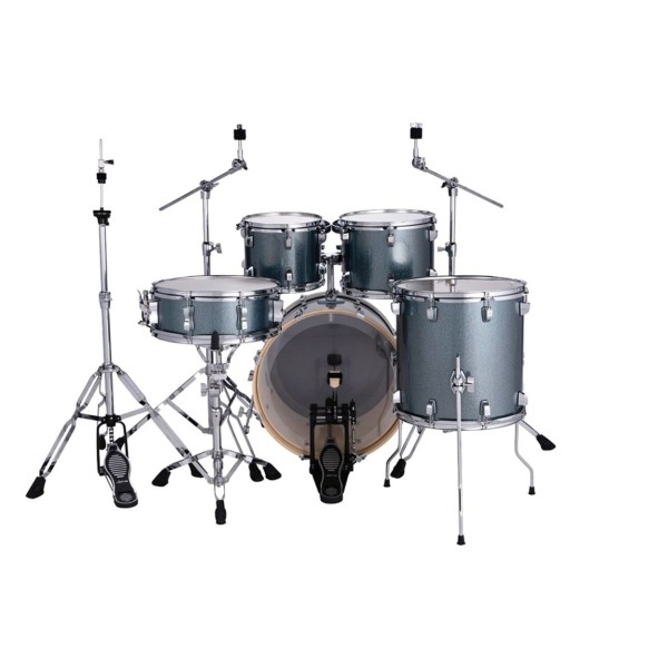 Ludwig Evolution 20" 5pc Complete Drum Kit, Atlantic Sparkle