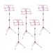 Music Stand with Carry Bag, 5 Pack, by Gear4music