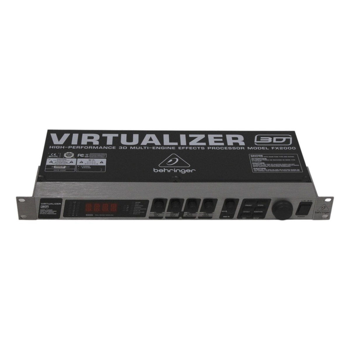 Virtualiser Behringer Behringer Virtualizer 3D FX2000 Multi Effects Processor - Secondhand at ...