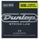 Dunlop Electric Nickel Wound Baritone Guitar Strings, 13&ndash;62