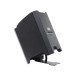 LEDJ Rapid QB1 RGBW Battery-Powered LED Uplighter, Black Housing, Rear Angled Foot Tilt