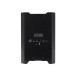 LEDJ Rapid QB1 RGBW Battery-Powered LED Uplighter, Black Housing, Rear