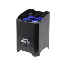 LEDJ Rapid QB1 RGBW Battery-Powered LED Uplighter, Black Housing - Nearly New