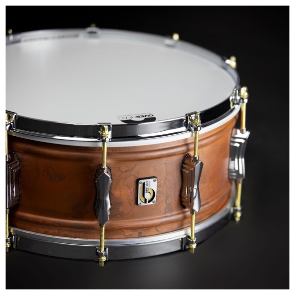 British Drum Co. 'Firebird' 14 x 6'' Copper over Brass Snare Drum