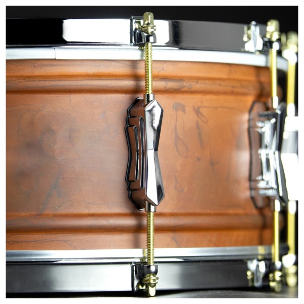 British Drum Co. 'Firebird' 14 x 6'' Copper over Brass Snare Drum
