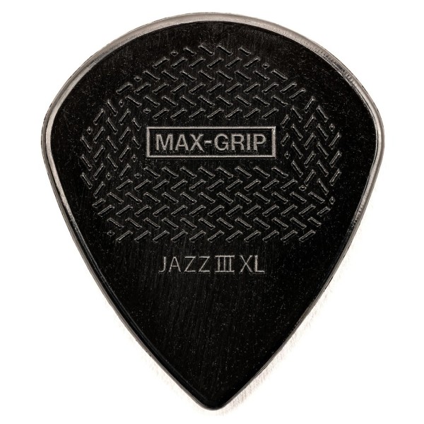 Dunlop Max Grip Jazz III XL Stiffo 1.38mm Picks, 6 Pack