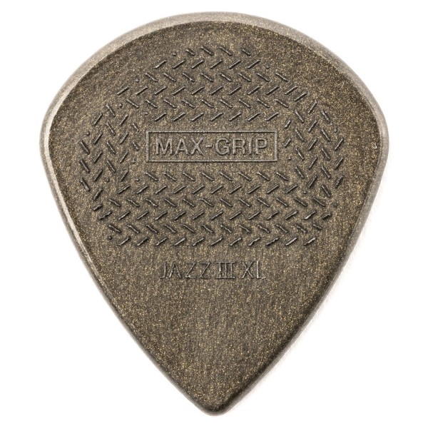 Dunlop Max Grip Jazz III XL Carbon Fibre 1.38mm Picks, Pack of 24
