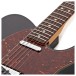 Fender Custom Shop 1963 Telecaster Journeyman Relic, 3A Rosewood Fingerboard, Black - upper frets