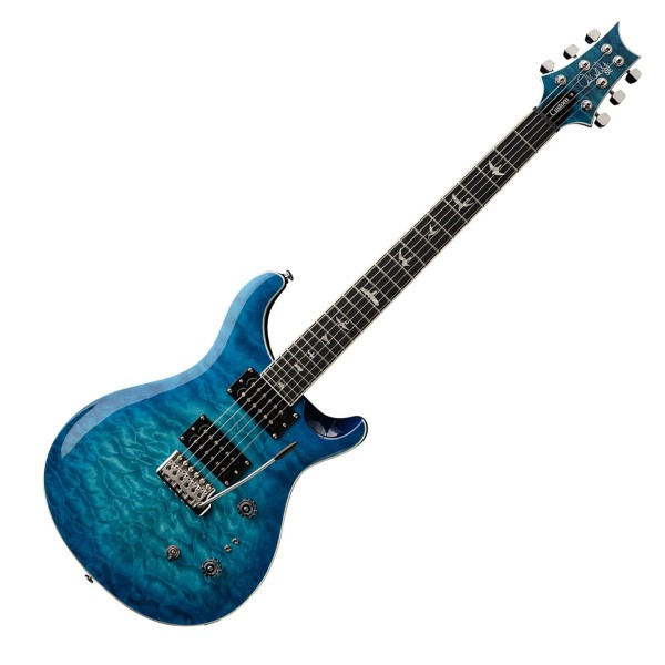 ギター PRS SE Custom 24 Quilt Maple LimitedBlue PRS SE Custom 24-08 Quilt, Lake Blue at Gear4music