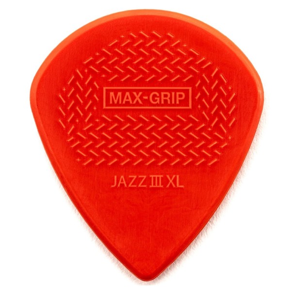 Dunlop Max Grip Jazz III XL Nylon 1.38mm Picks, Pack of 24