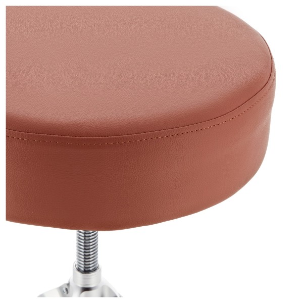Deluxe Drum Throne by Gear4music, Brown