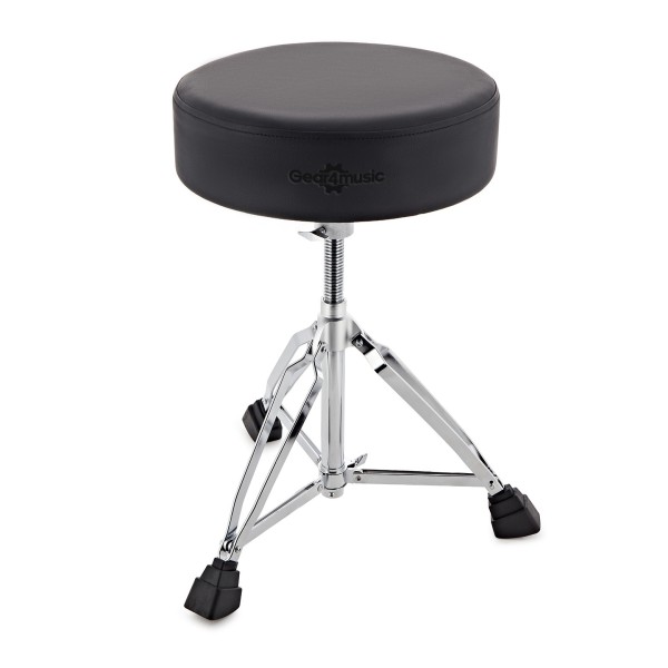 Deluxe Drum Throne by Gear4music, Black