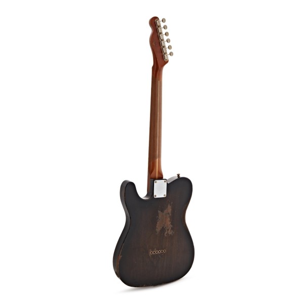 Fender Custom Shop Ltd Ed Roasted Reverse '50s Tele H Relic 1P Quartersawn Neck, Ebony Transparent - back
