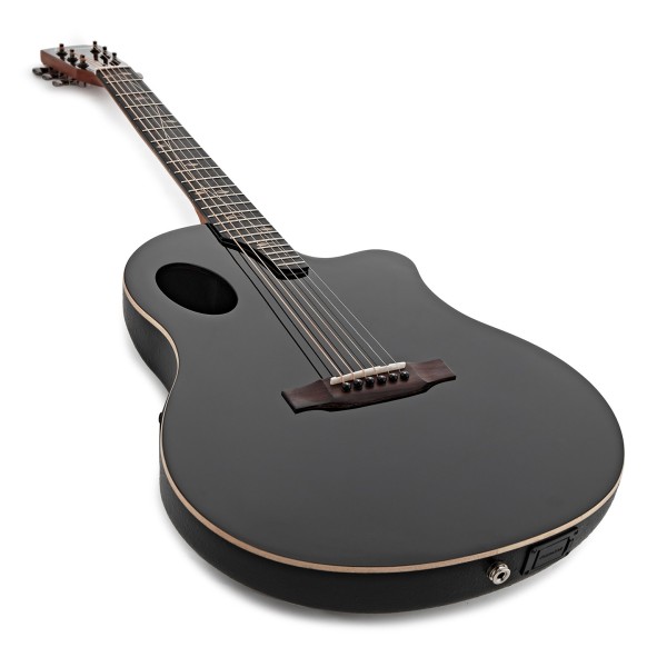 Hartwood Sonata Roundback Electro-Acoustic Guitar, Black