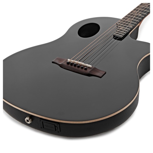 Hartwood Sonata Roundback Electro-Acoustic Guitar, Black