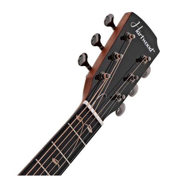 Hartwood Sonata Roundback Electro-Acoustic Guitar, Black