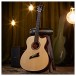 Hartwood Fanned Fret Acoustic Guitar, Natural