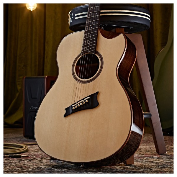 Hartwood Fanned Fret Acoustic Guitar, Natural