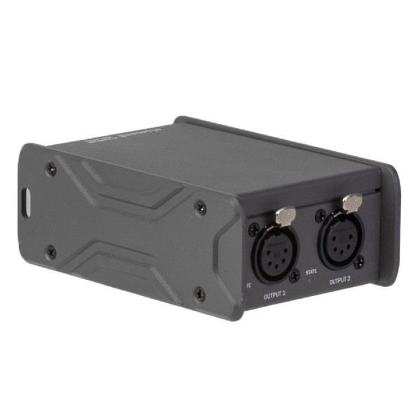 eLumen8 Cygnus SPLIT2 Compact 2-Way DMX Splitter Booster -U03