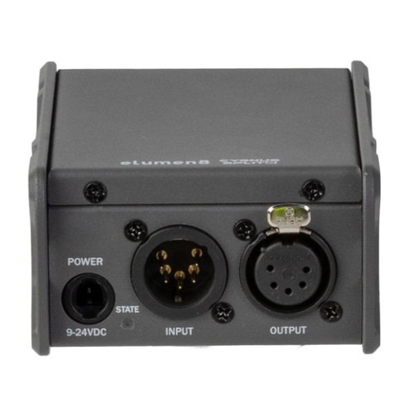 eLumen8 Cygnus SPLIT2 Compact 2-Way DMX Splitter Booster -U08