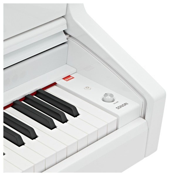 G4M Sonori Digital Grand Piano, Polished White