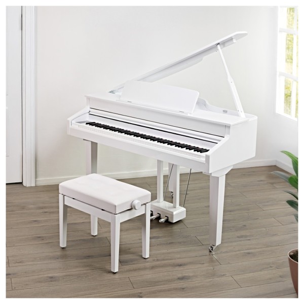 G4M Sonori Digital Grand Piano, Polished White