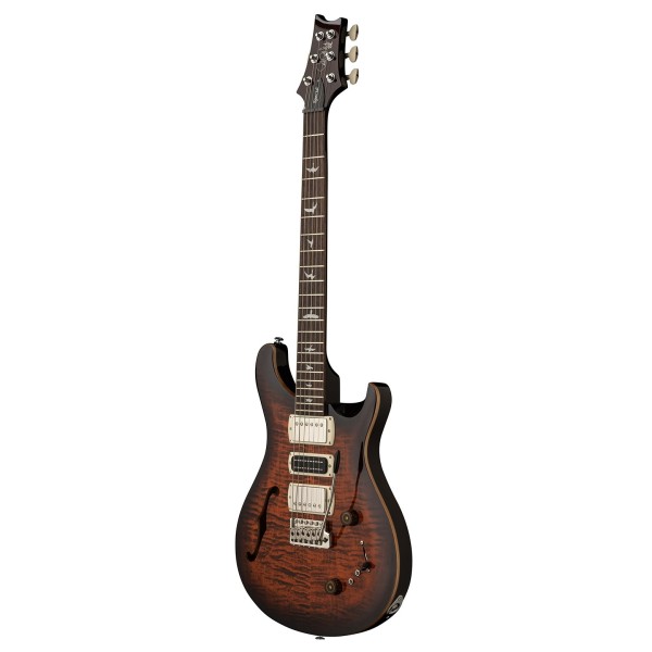 PRS SE Special Semi-Hollow, Orange Tiger Smokeburst (2026) - side view
