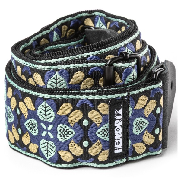 Dunlop Hendrix Foliate Guitar Strap - coiled