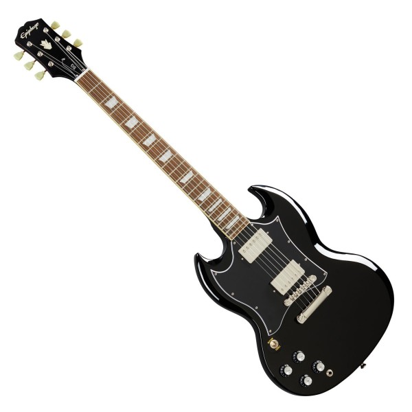 Epiphone SG Standard Left Handed, Ebony - front