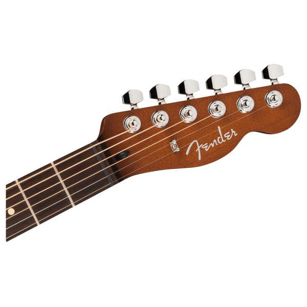 Fender Limited Edition Acoustasonic Standard Telecaster, Arctic Gold - headstock
