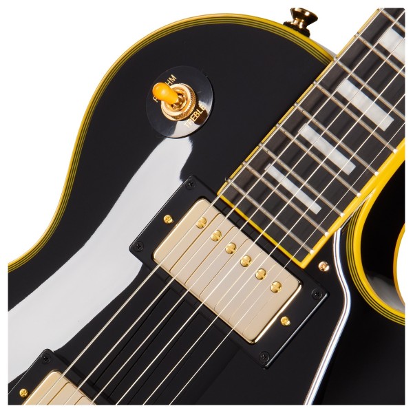 Epiphone Joe Bonamassa '59 Les Paul Custom with Bigsby, Antique Ebony - pickup selector