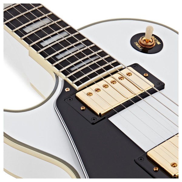 Epiphone Les Paul Custom Left-Handed, Alpine White at Gear4music