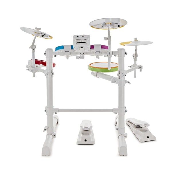 Junior Electronic Drum Kit by Gear4music, White
