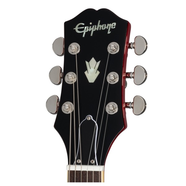 Epiphone Marty Schwartz ES-335, Sixties Cherry - Headstock Front