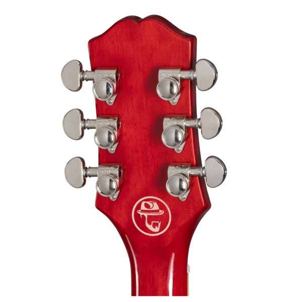 Epiphone Marty Schwartz ES-335, Sixties Cherry - Headstock Back