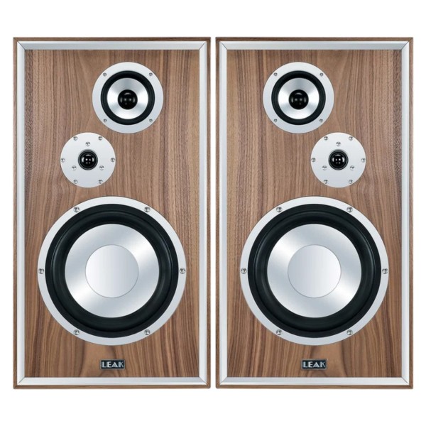 LEAK Sandwich 250 Bookshelf Speakers, Walnut main 