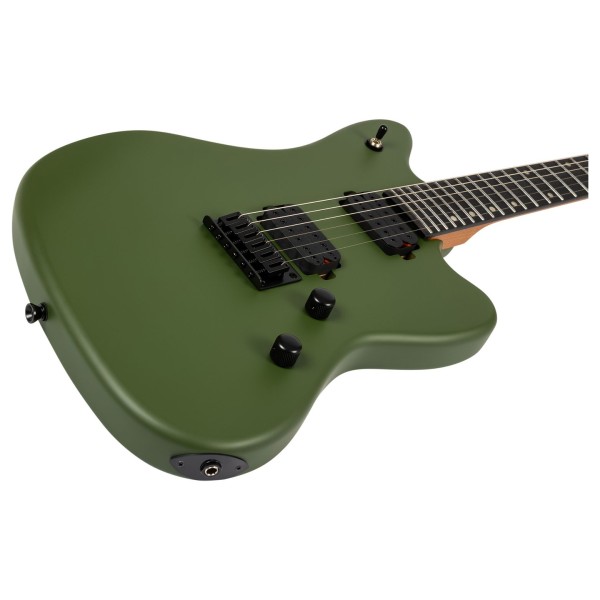 Spira Guitars J-400 MGR, Satin Green - body