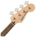 Squier Affinity Jazz Bass LRL, Charcoal Frost Metallic - Headstock