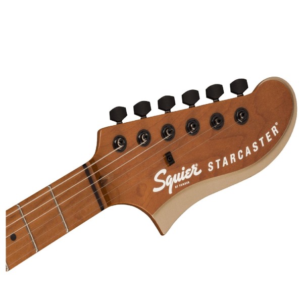 Squier Contemporary Active Starcaster, Shoreline Gold - headstock