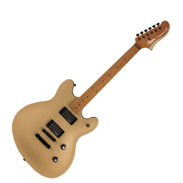 【ケース付き】Squier Starcaster Shoreline Gold Squier Contemporary Active Starcaster, Shoreline Gold | Gear4music