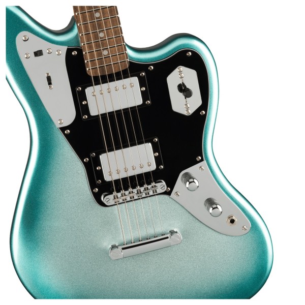 Squier Contemporary Jaguar HH LRL, Sky Burst Metallic - Body View