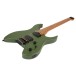 Spira Guitars S-400 Headless MGR, Satin Green - angled shot