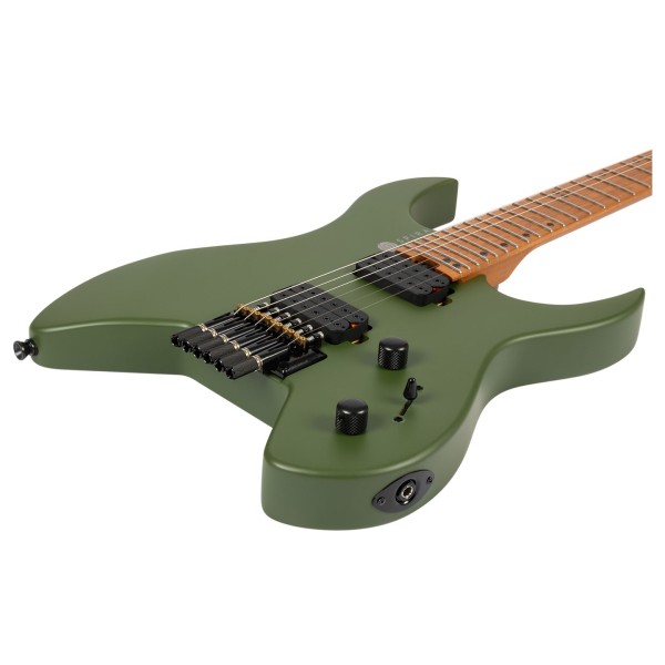 Spira Guitars S-400 Headless MGR, Satin Green - body
