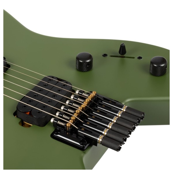 Spira Guitars S-400 Headless MGR, Satin Green - bridge